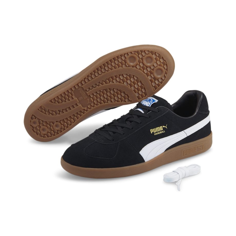Hadzanarske Tenisky Puma Handball Panske Čierne Biele | SK-WI9016527