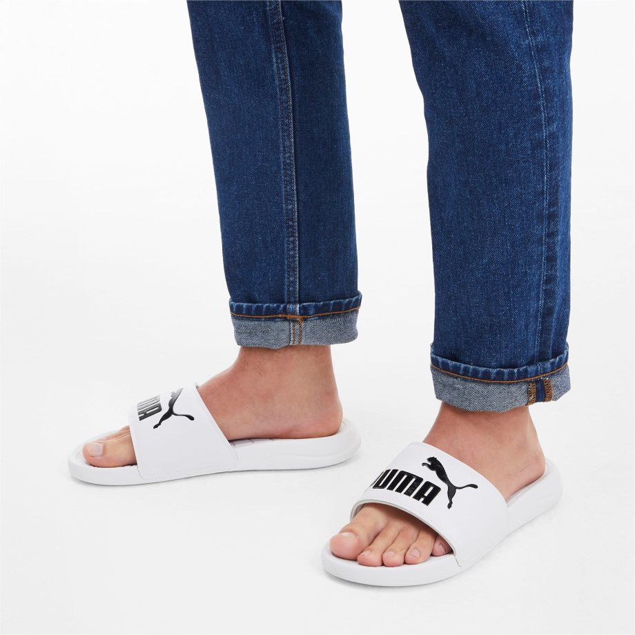Sandále Puma Popcat 20 Damske Biele Čierne | SK-OR4875029