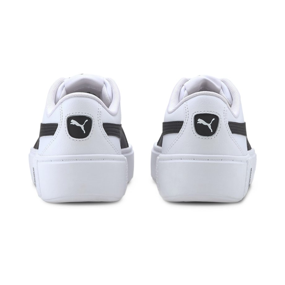 Tenisky Puma Smash Platforme v2 L Damske Biele Čierne | SK-OA5708631