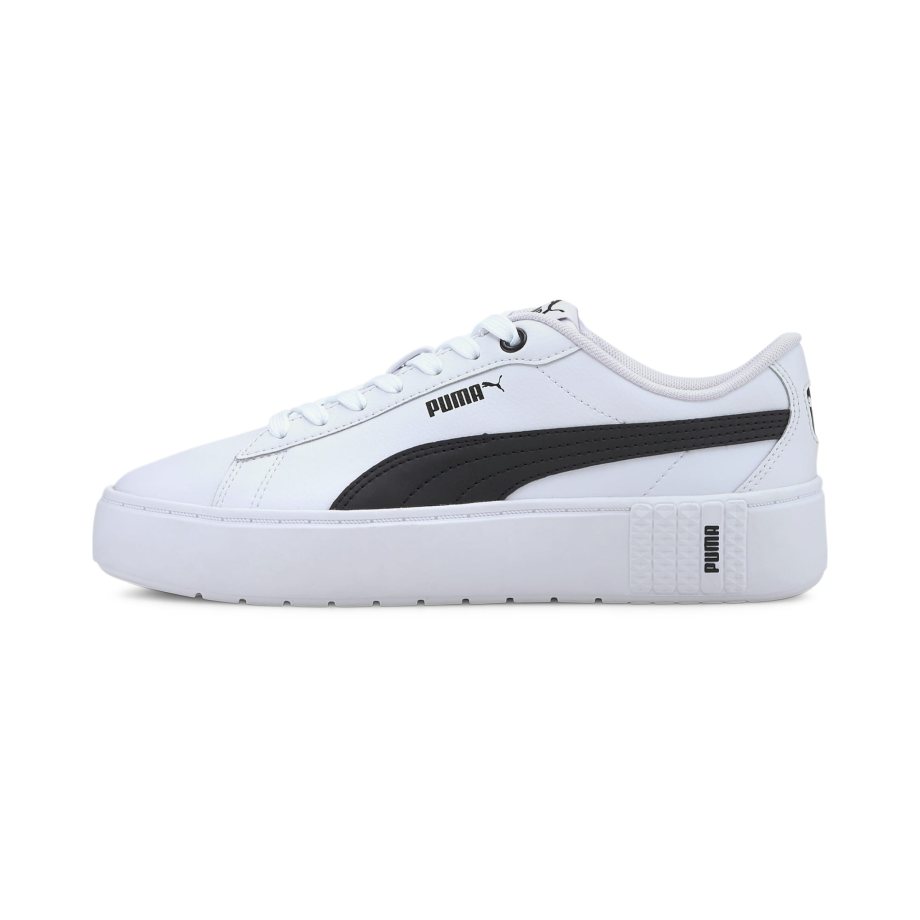 Tenisky Puma Smash Platforme v2 L Damske Biele Čierne | SK-OA5708631