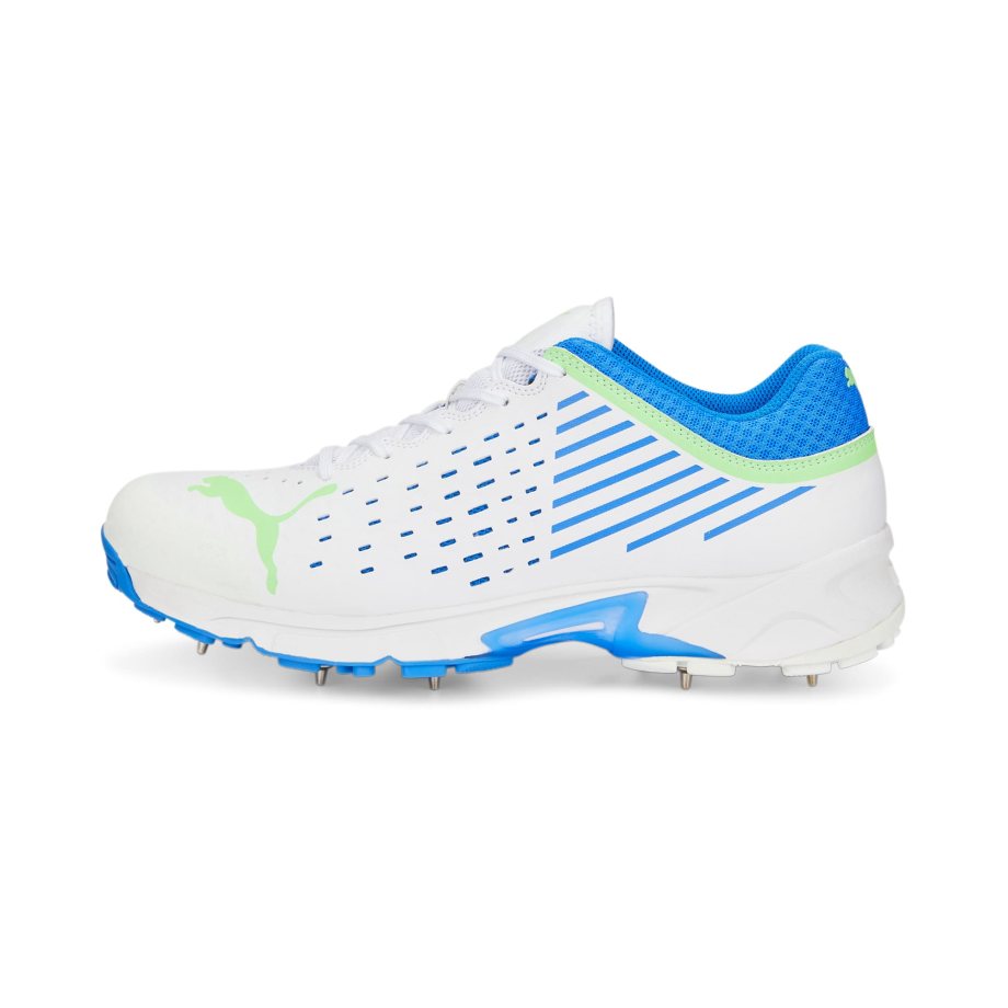 Topanky S Hrotmi Puma Spike 22.1 Cricket Damske Biele Zelene | SK-UO9801753