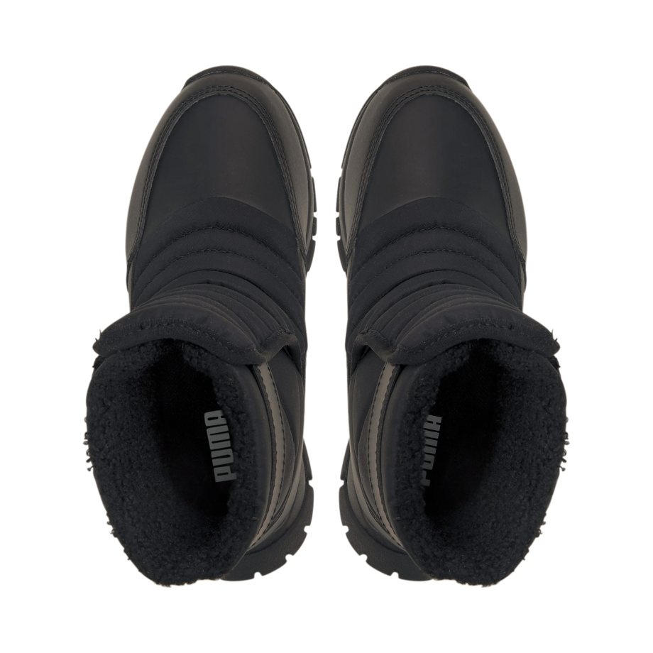 Zimne Cizmy Puma Nieve Zimná Boots Chlapcenske Čierne Biele | SK-GC8427315